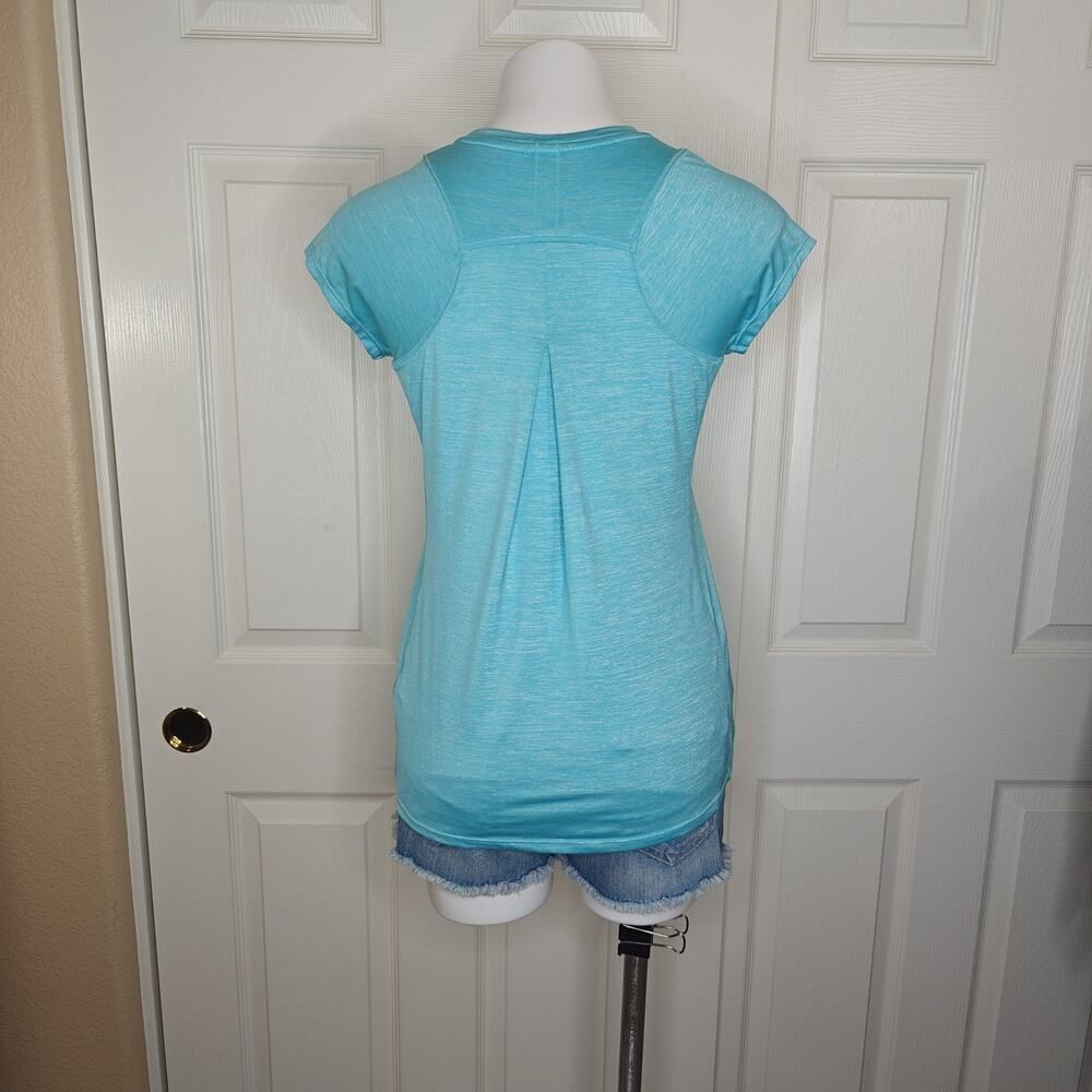 Calvin Klein Performance Dry pleated back active tee sz XS - Picture 4 of 8